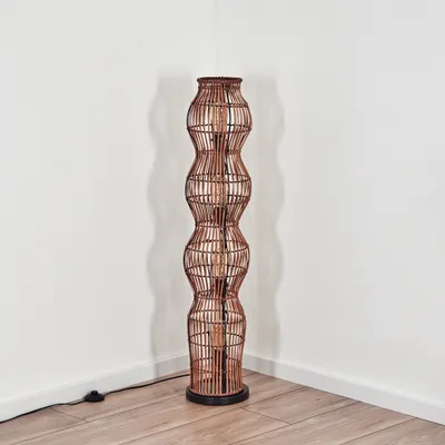 Produktbild von Argenta Stehlampe im skandinavischen Design aus Rattan in Natur