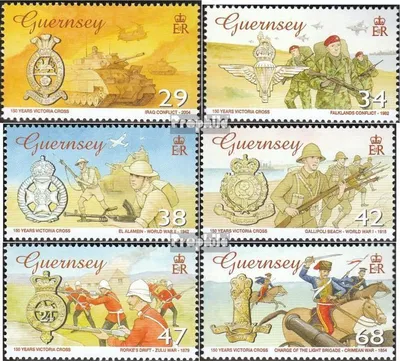 Produktbild von Briefmarken GB - Guernsey 2006 Mi 1069-1074 (kompl.Ausg.) postfrisch Victoriakreuz