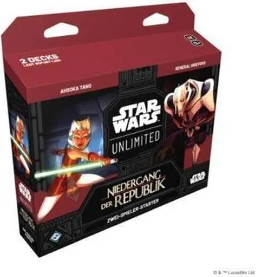 Immagine prodotto di Star Wars Unlimited Declino della Repubblica Deck tedesco
