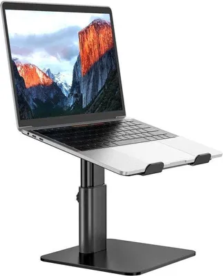 Obrázek produktu pro Ergonomický hliníkový stojan na notebooky o úhlopříčce 10–15,6 palců, černý