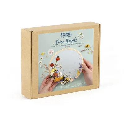 Produktbild von Graine Creative DIY Stickset Blumen - kreative Bastelset Dekoration