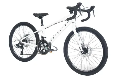 Produktbild von CHILLIZ Kinderrad Gravelbike 24 Zoll GL.10 weiß-glänzend