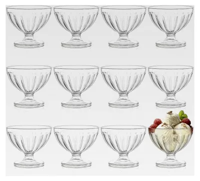 Produktbild von 12 Stück Eisschalen aus Acryl 240ml Set für Desserts