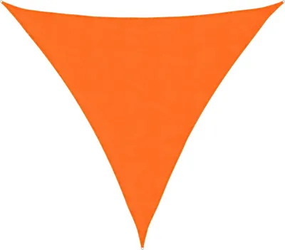 Image de Voile de parasol tissu oxford triangulaire 4,5x4,5x4,5 m orange