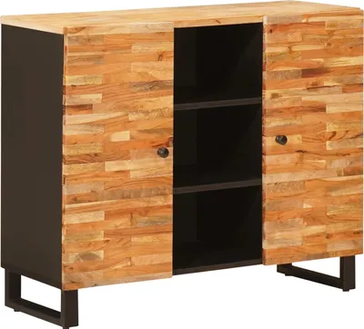 Obrázek produktu pro Boční skříňka Hnědá 90 x 33 x 75 cm Masivní mangové dřevo