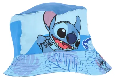 Produktbild von Disney Stitch Kinder Fischermütze Fischerhut Sommerhut – Blau / 54