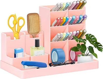 Produktbild von Famanu Büro Organizer – Hochwertiger Schreibtisch Organizer – Praktische Aufbewahrung