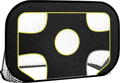 Image de vidaXL But de football avec paroi de but 120x80x80 cm Polyester