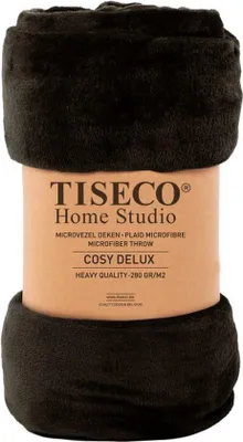 Zdjęcie produktu dla Unyqoos® Kołdra do przytulania COSY DELUX – wyjątkowo miękka kołdra z mikrofleku, 280 g/m², 240 x 220 cm, kolor: czarny