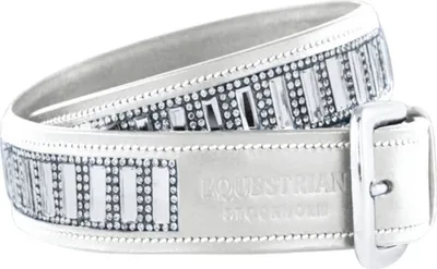 Image de Ceinture Equestrian Stockholm pour femme Belt Contest White 80 cm