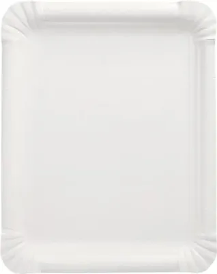 Produktbild von Teller, Pappe "pure" eckig 16,5 cm x 20 cm weiss