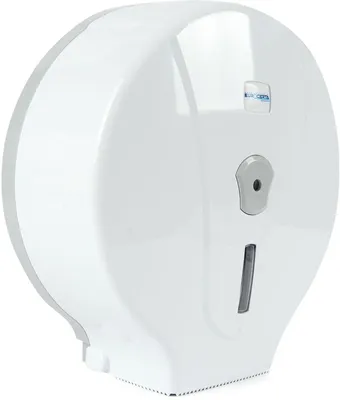 Produktbild von Spender für Toilettenpapier Großrolle 13x31x32,5cm weiß