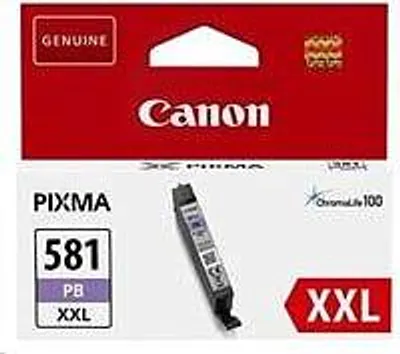 Immagine prodotto di Canon CLI-581PB XXL - formato XXL - blu fotografico - originale - contenitore d'inchiostro - per PIXMA TR7550, TR8550, TS6150, TS6151, TS