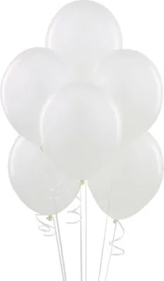 Produktbild von Pastellballons 11 Zoll, 25 Stück, weiß
