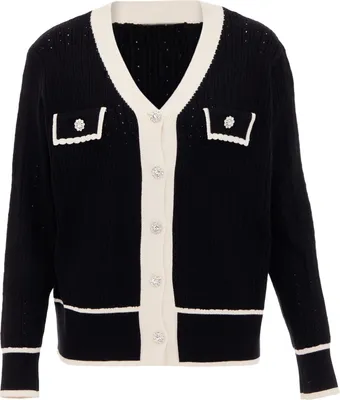 Immagine prodotto di Cardigan da donna NALLY - nero bianco, XS/S