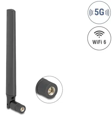 Image de DELOCK 5G LTE GNSS WiFi 6 Antenne SMA Stecker  0,9 - 4,1