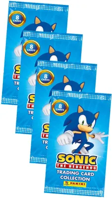 Produktbild von SONIC Karten - (2025) The Hedgehog Sammelkarten - 4 Booster