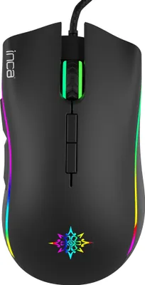 Immagine prodotto di Mouse da gioco INCA IMG-349 6400 DPI, RGB, 7 pulsanti, USB, SW retail