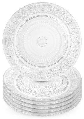 Produktbild von Vilde | Dessertteller 6er Set - Ø 18 cm - Kuchenteller aus Glas - Spülmaschinenfest