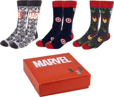 Obrázek produktu pro Ponožky Marvel - Sada (3 páry) (velikost 36/41)
