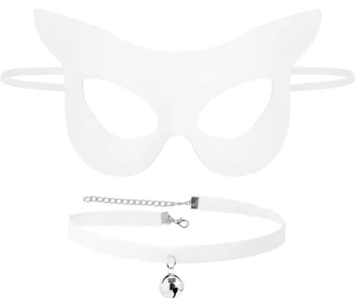 Productafbeelding van Omgoods - Kattenmasker en Halsbandset voor Feestelijke Gelegenheden