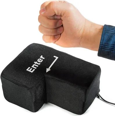Productafbeelding van Grote enter toets XXL - USB gadget anti-Stress