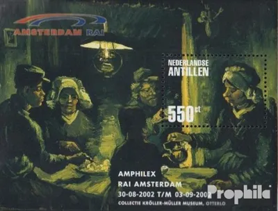 Produktbild von Briefmarken Niederländische Antillen 2002 Mi Block57 (kompl.Ausg.) postfrisch Vincent van Gogh