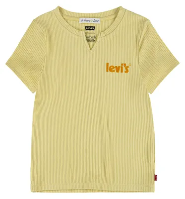 Obrázek produktu pro Dívčí letní tričko s krátkým rukávem a zapínáním na knoflíky, značka Levi's Kids, s motivem ananasových plátků, velikost 4 roky