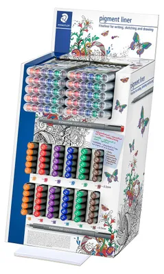Obrázok produktu pre STAEDTLER® 308-SCA60 Display Fineliner – pigmentový fix