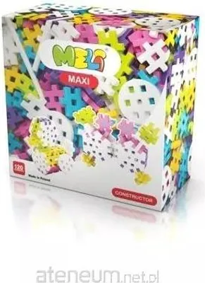 Zdjęcie produktu dla Klocki konstrukcyjne Meli Maxi Pink Constructor 120 elementów