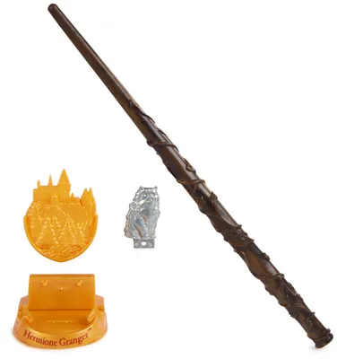 Produktbild von Wizarding World Harry Potter - Authentischer Hermine Granger Zauberstab (mit Hogwarts-Halterung)