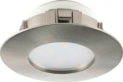 Produktbild von EGLO Pineda, Einbaustrahler, Nicht austauschbare(s) Leuchtmittel, LED, 6 W, 3000 K, Nickel