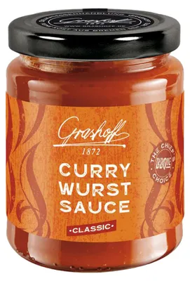 Zdjęcie produktu dla Grashoff BBQue Currywurst Sauce Classic lekko kwaśny słodki 200ml