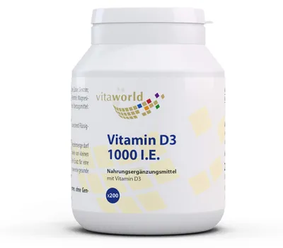Produktbild von VITAMIN D 3 1000IE PRO TAg, 200 St TAB