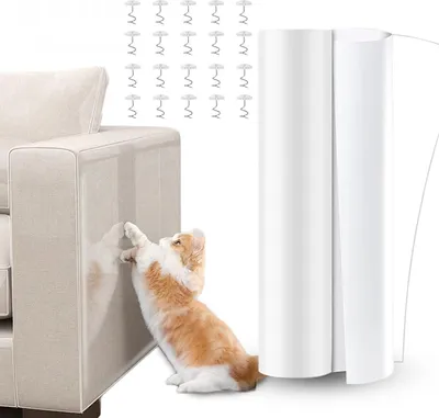 Produktbild von Klebeband für Katzenkratzer, transparent, 1000cm x 30cm, Selbstklebend, für Bank, Schutzfolie, antikrastape für Möbel und Türen