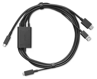 Produktbild von Wacom ACK4490602Z, Ersatzkabel, Wacom, One 12 One 13 touch, Schwarz, 1 Stück(e)