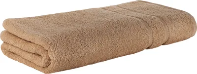 Produktbild von Premium Frottee Saunatuch 80x200 cm in hellbraun von StickandShine in 500g/m² aus 100% Baumwolle