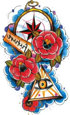 Produktbild von Oblique Unique Temporäres Tattoo Klebetattoo Tättowierung - Future
