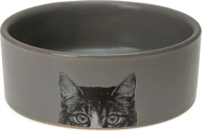 Produktbild von Karlie Katzennapf I - Katzennäpfe - Keramik - Grau - 250 ml - 11,5x4x4 cm