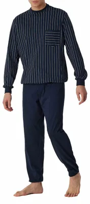 Produktbild von Schiesser Herren Schlafanzug lang mit Bündchen - Nightwear Set