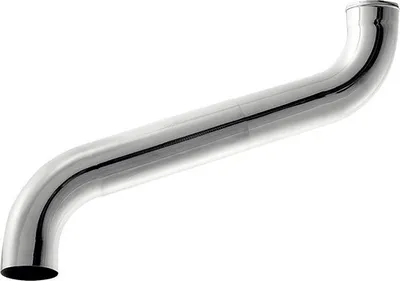 Produktbild von Zambelli Fallrohrbogen Titanzink Vario rund 72° Ø 100/500-700 mm
