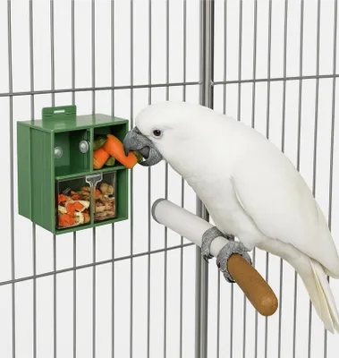 Immagine prodotto di Piatto interattivo - giocattolo e mangiatoia in uno per pappagalli di taglia grande e media