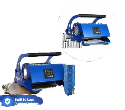 Immagine prodotto di Pressa termica per tazze, potenza 500W, tensione 220V, compatibilità 6-in-1, intervallo di temperatura 0-200℃, intervallo di tempo 0-999 secondi
