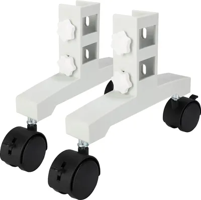Image de 2x Pieds pour chauffage infrarouge universel - Pieds robustes pour une utilisation indépendante du chauffage électrique - conviennent à diverses marques et modèles avec cadre