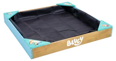 Produktbild von Sandkasten mit Schutzdecke braun