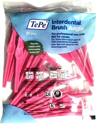 Produktbild von TePe Interdental Brushes Angle Red 0.5mm 25 Count
