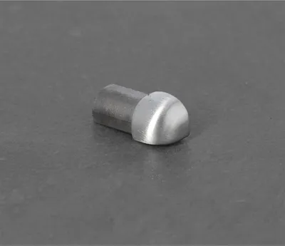 Produktbild von Außenecke Rundkantenprofil 8 mm V2A Edelstahl massiv GEBÜRSTET Profilkanten