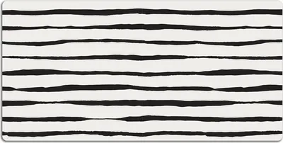 Produktbild von Schreibtischmatte Tischunterlage 120x60 cm Mauspad - Schwarze Linien