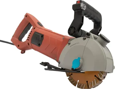 Produktbild von Mauernutfräse - Schlitzfräse - 4800 W Vollkupfermotor - 6200 U/min - Für Beton/Ziegel/Stahl - Staubabsaugung + Wasserpumpe - EU-Stecker - Rot