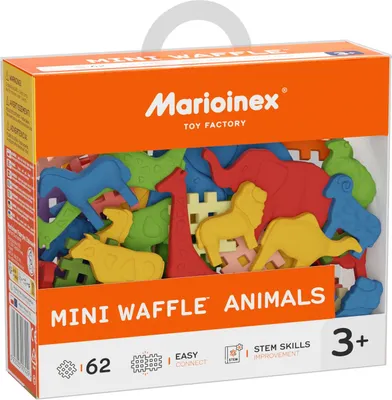 Produktbild von Mini Animals Waffelblöcke 62 Stück 07429